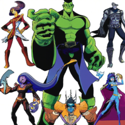 «¡Los Eternos al Ataque!: Los Héroes y Villanos de Marvel